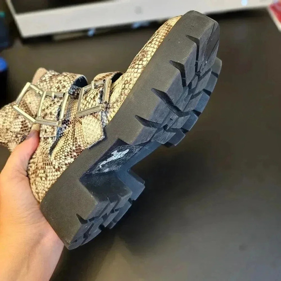 BP Snake Skin Combat Boots - Picture 14 of 14